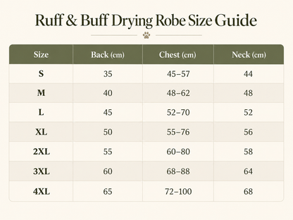 Ruff & Buff Drying Robe